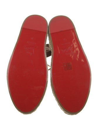 Christian Louboutin Jute Espadrilles