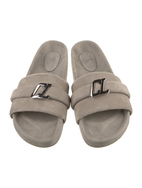 Christian Louboutin Suede Slides