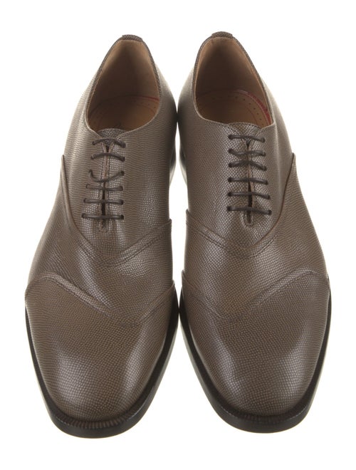 Christian Louboutin Embossed Leather Oxfords