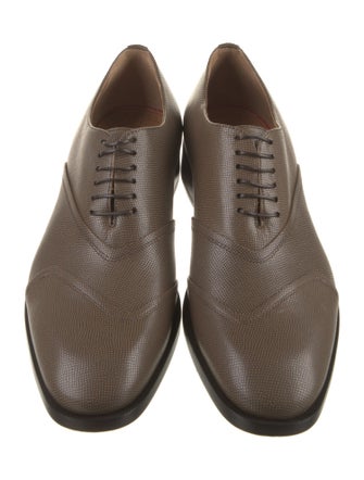 Christian Louboutin Embossed Leather Oxfords