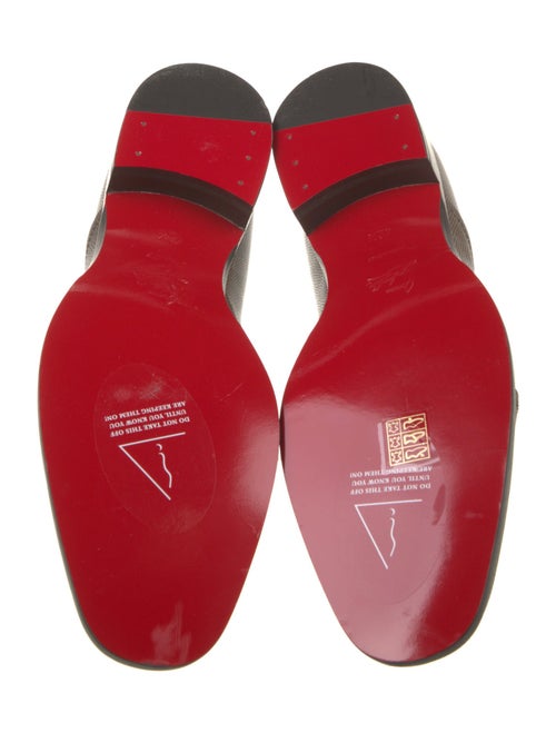 Christian Louboutin Embossed Leather Oxfords