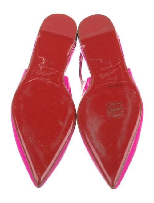Christian Louboutin Patent Leather Slingback Flats