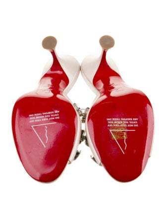 Christian Louboutin Satin Slides