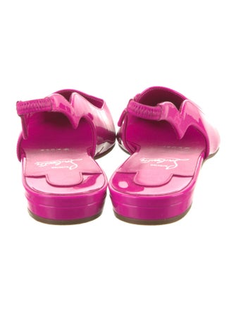 Christian Louboutin Patent Leather Slingback Flats