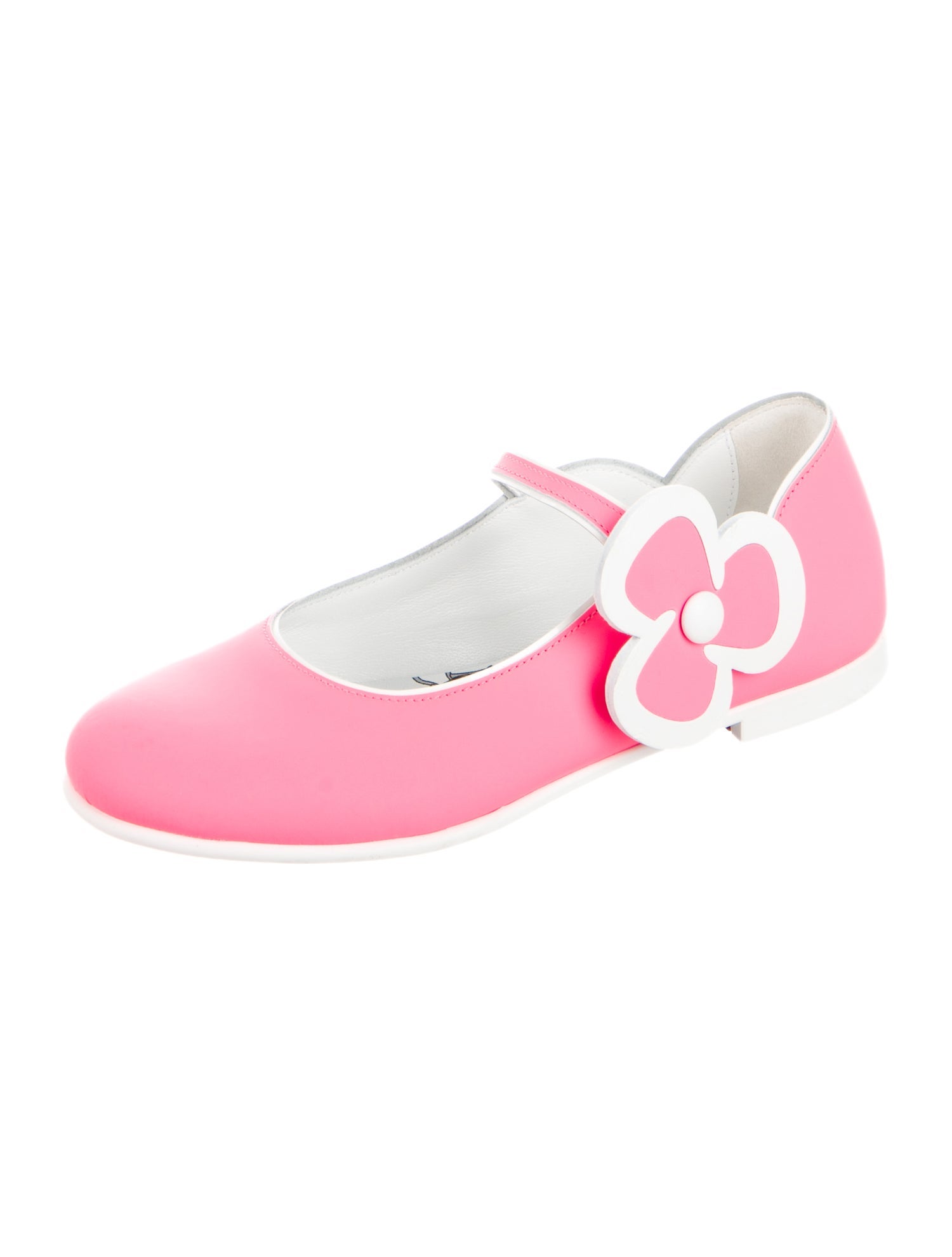 Christian Louboutin Girls' Leather Ballet Flats