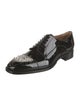 Christian Louboutin Patent Leather Studded Accents Derby Shoes