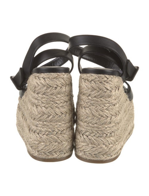 Christian Louboutin Leather Colorblock Pattern Espadrilles