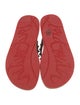 Christian Louboutin Rubber Studded Accents Flip Flops
