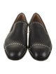 Christian Louboutin Leather Studded Accents Loafers