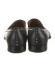 Christian Louboutin Leather Studded Accents Loafers