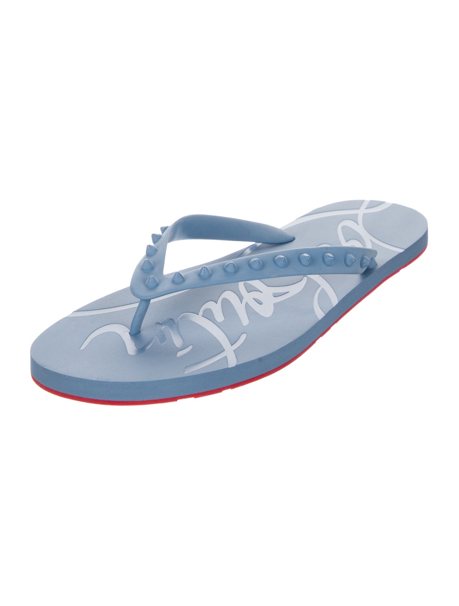Christian Louboutin Rubber Flip Flops