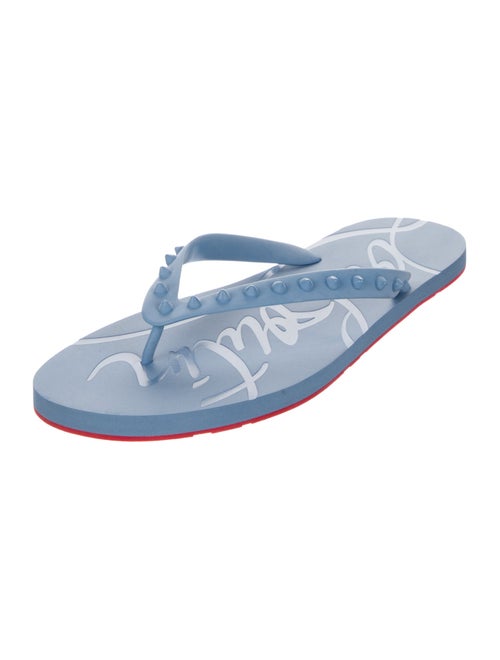 Christian Louboutin Rubber Flip Flops