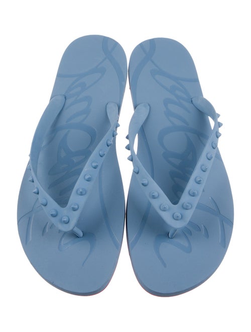 Christian Louboutin Rubber Flip Flops