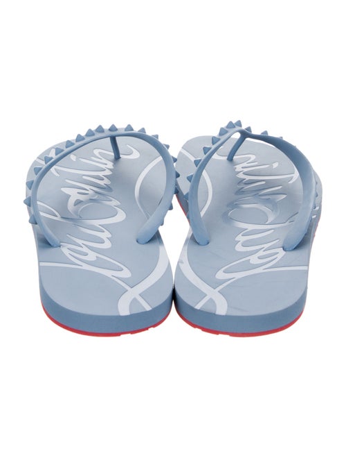 Christian Louboutin Rubber Flip Flops