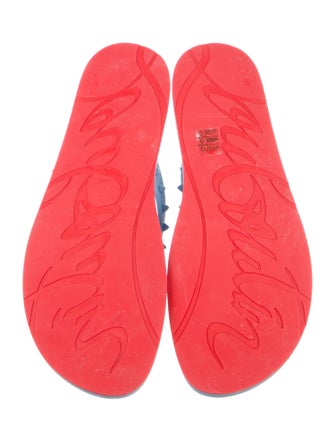 Christian Louboutin Rubber Flip Flops