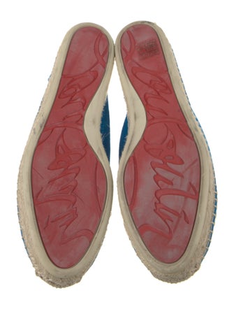 Christian Louboutin Velvet Espadrilles