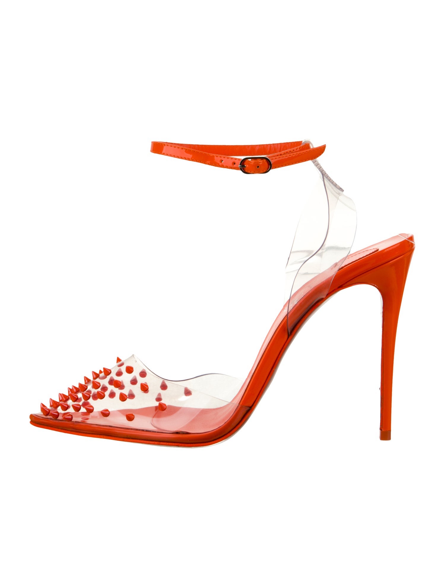 Christian Louboutin Patent Leather Slingback Pumps