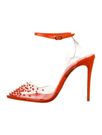 Christian Louboutin Patent Leather Slingback Pumps