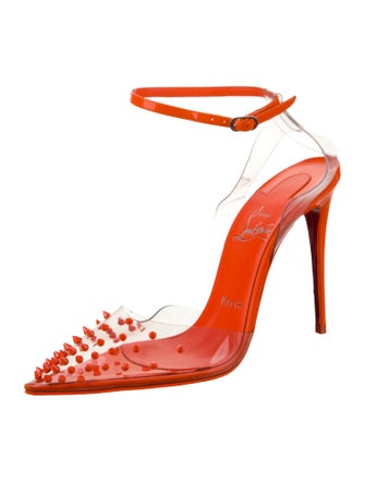 Christian Louboutin Patent Leather Slingback Pumps