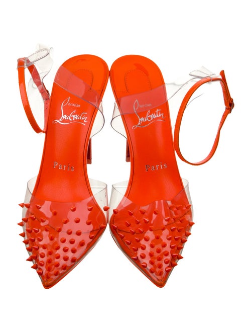 Christian Louboutin Patent Leather Slingback Pumps