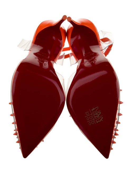 Christian Louboutin Patent Leather Slingback Pumps