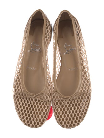 Christian Louboutin Mesh Ballet Flats