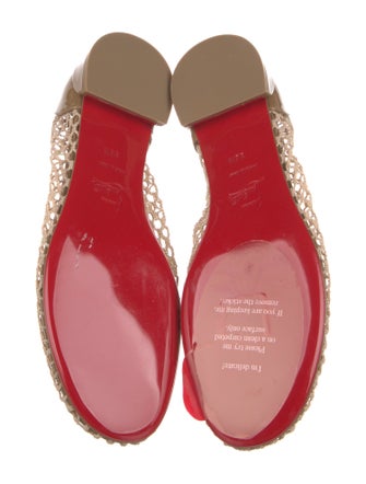 Christian Louboutin Mesh Ballet Flats