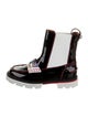 Christian Louboutin Girls' Patent Leather Chelsea Boots