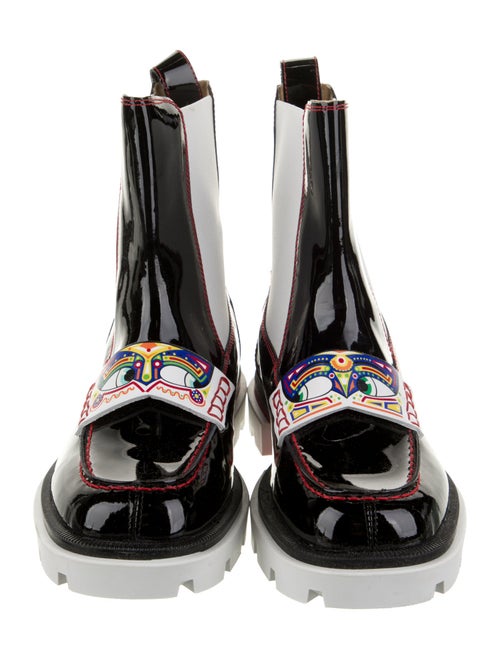 Christian Louboutin Girls' Patent Leather Chelsea Boots