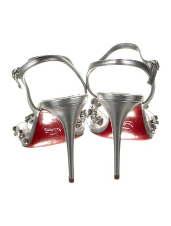 Christian Louboutin Leather Slingback Sandals