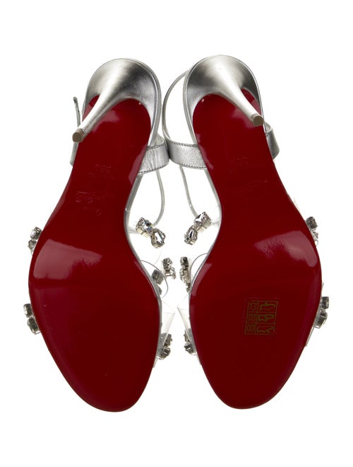 Christian Louboutin Leather Slingback Sandals