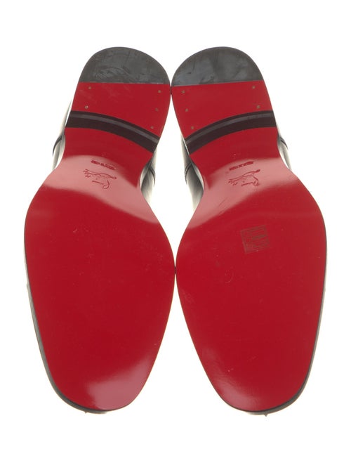 Christian Louboutin Spike Accents Leather Oxfords