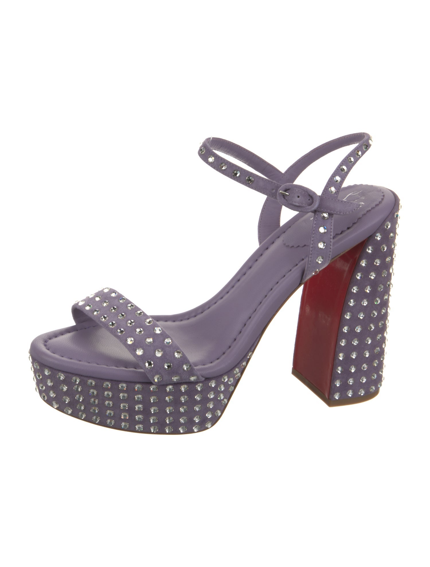 Christian Louboutin Leather Slingback Sandals