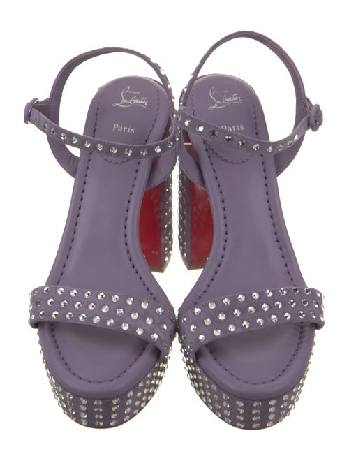 Christian Louboutin Leather Slingback Sandals