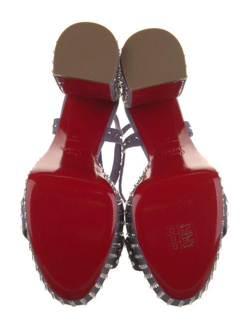 Christian Louboutin Leather Slingback Sandals