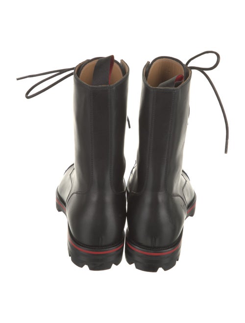 Christian Louboutin Leather Combat Boots