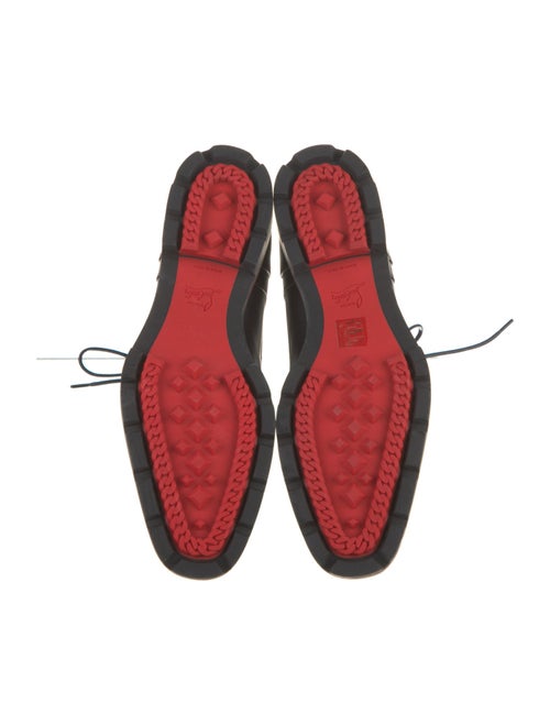 Christian Louboutin Leather Combat Boots