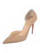 Christian Louboutin Leather D'Orsay Pumps