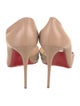 Christian Louboutin Leather D'Orsay Pumps