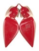 Christian Louboutin Leather D'Orsay Pumps