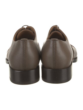 Christian Louboutin Embossed Leather Derby Shoes