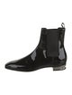 Christian Louboutin Patent Leather Chelsea Boots