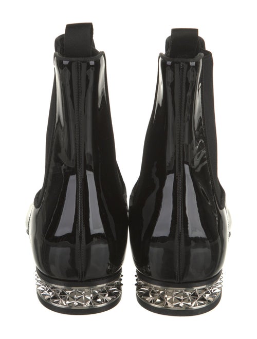 Christian Louboutin Patent Leather Chelsea Boots