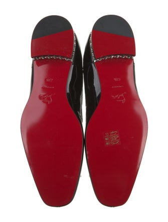 Christian Louboutin Patent Leather Chelsea Boots