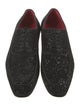 Christian Louboutin Suede Glitter Accents Oxfords