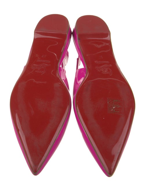 Christian Louboutin Patent Leather Slingback Flats