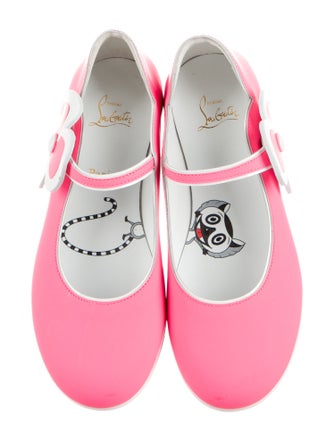 Christian Louboutin Girls' Leather Ballet Flats