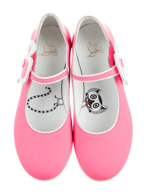 Christian Louboutin Girls' Leather Ballet Flats