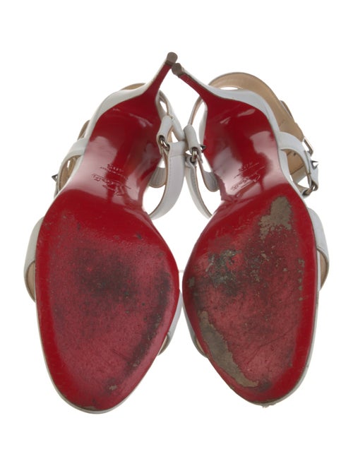 Christian Louboutin Leather Slingback Sandals