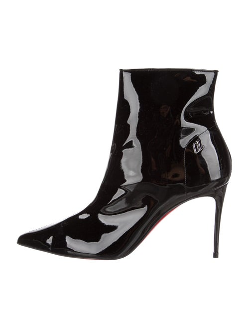 Christian Louboutin Patent Leather Sock Boots